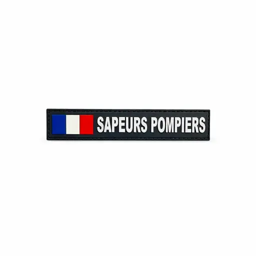 [BPBBRPVC] Bande velcro avec drapeau Bleu Blanc Rouge en PVC