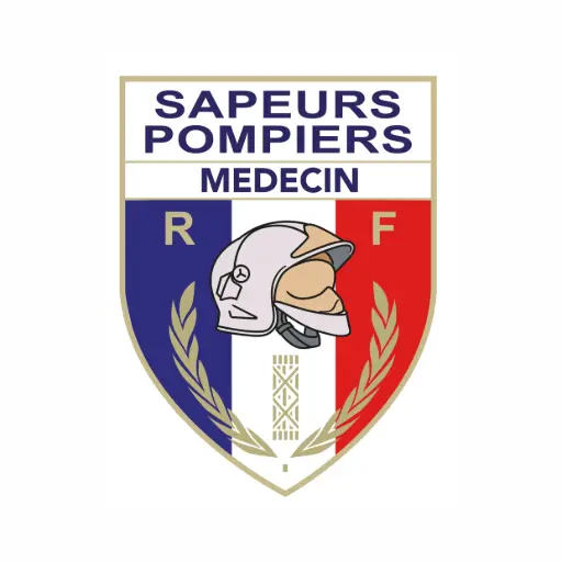 [AUTOMED] Autocollant Sapeurs-Pompiers Médecin