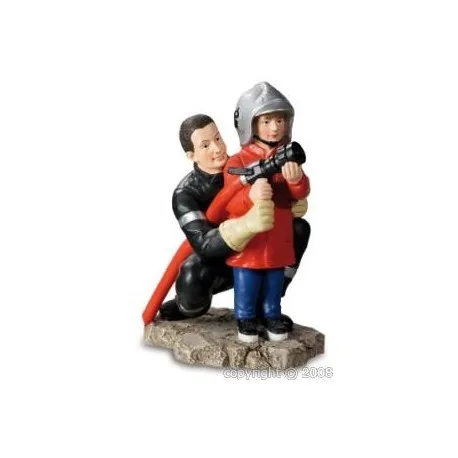 [POM102] Statuette apprenti pompier