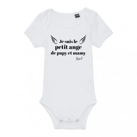 [BEBE] Body "je suis le petit ange de papy et mamy"