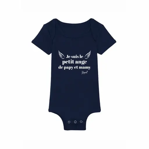 [BODANGE] Body "Je suis le petit ange de papy et mamy"