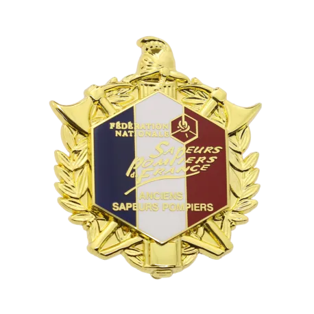 [IMASP] Insigne metal Anciens Sapeurs-Pompiers or