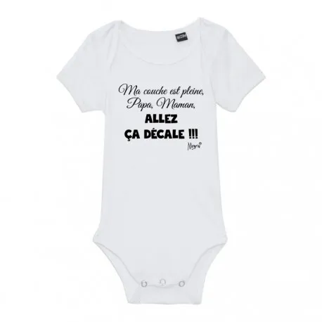 [MENDECALE] Body "ma couche est pleine, papa, maman, allez ça décale !!!"