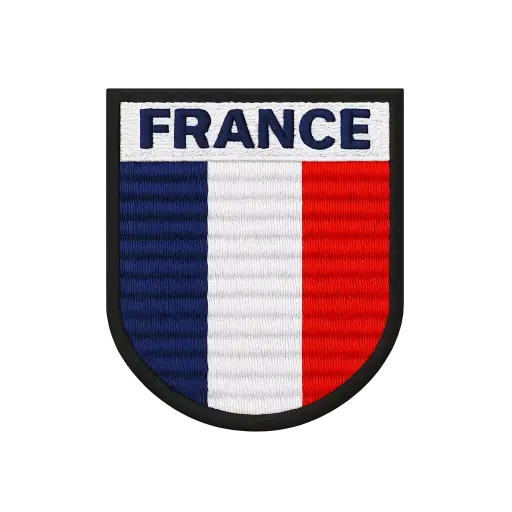 [ECFN] Écusson France brodé bourdon noir