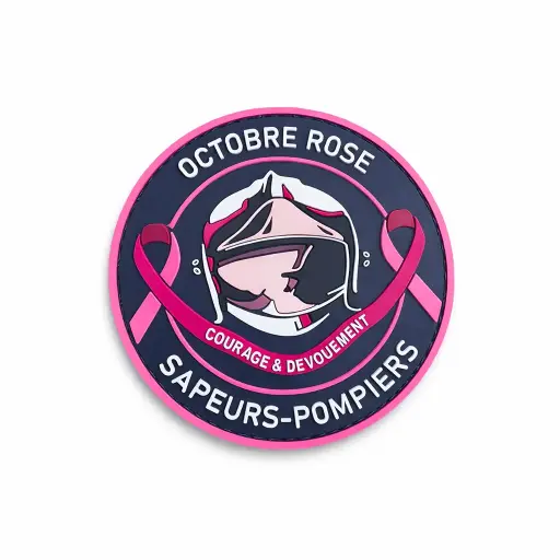 [ECUOCTMPVC] Écusson Octobre Rose Marine PVC
