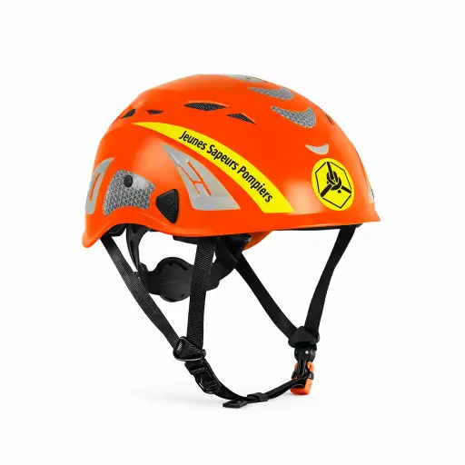 [KASKJSP] Casque Jeunes Sapeurs-Pompiers Fluo