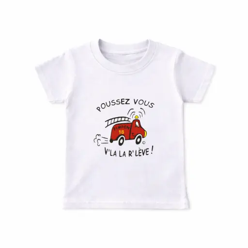 [TPIMPONVLR] T-shirt PIMPON "Poussez vous V'la la r'lève !" 