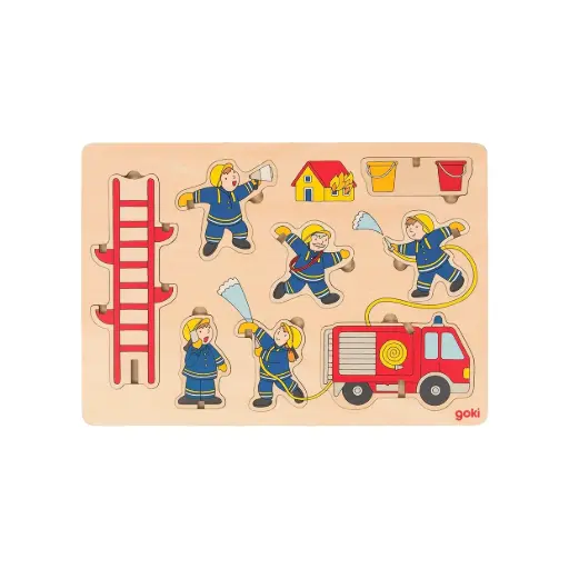[57471] Puzzle à empiler Pompiers 8 pièces