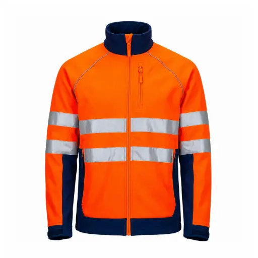 [VSSCCFF-RCSC] Veste Softshell Haute-visibilité