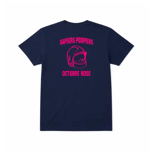 [TOCTROSE] T-shirt Sapeurs-Pompiers Octobre Rose