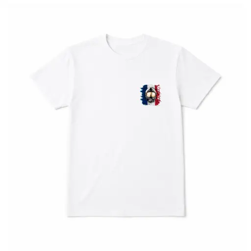 [TCF] T-shirt Casque F1 Bleu Blanc Rouge