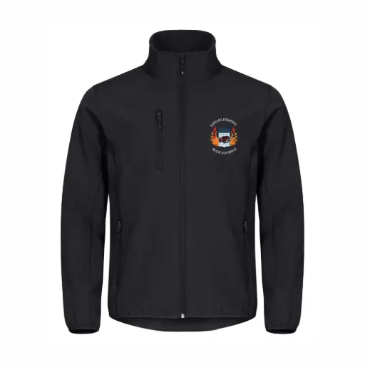 [0200910P] Veste Softshell Sapeurs-Pompiers personnalisée