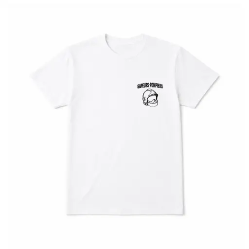 [TSPB] T-shirt Sapeurs-Pompiers blanc