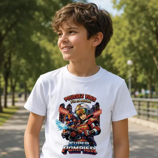 [TSUPMANGA] T-shirt SUPER POMPIER® Manga