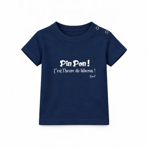 [LAYPINPON] Layette MENFIN® "Pin Pon ! C'est l'heure du biberon !"