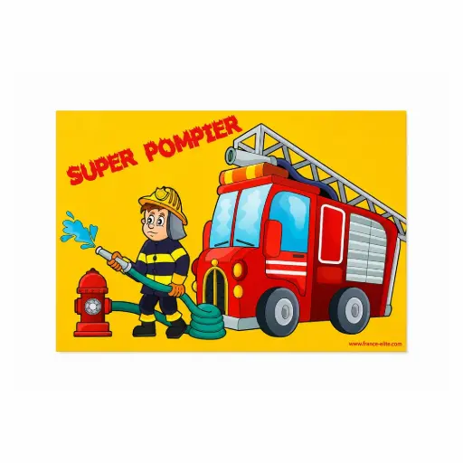 [SETSUP] Set de table SUPER POMPIER®
